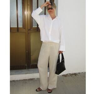 Na-KD Linen Wide Leg Pants